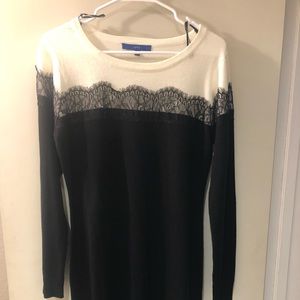 Apt. 9 Black and White Sweater Dress